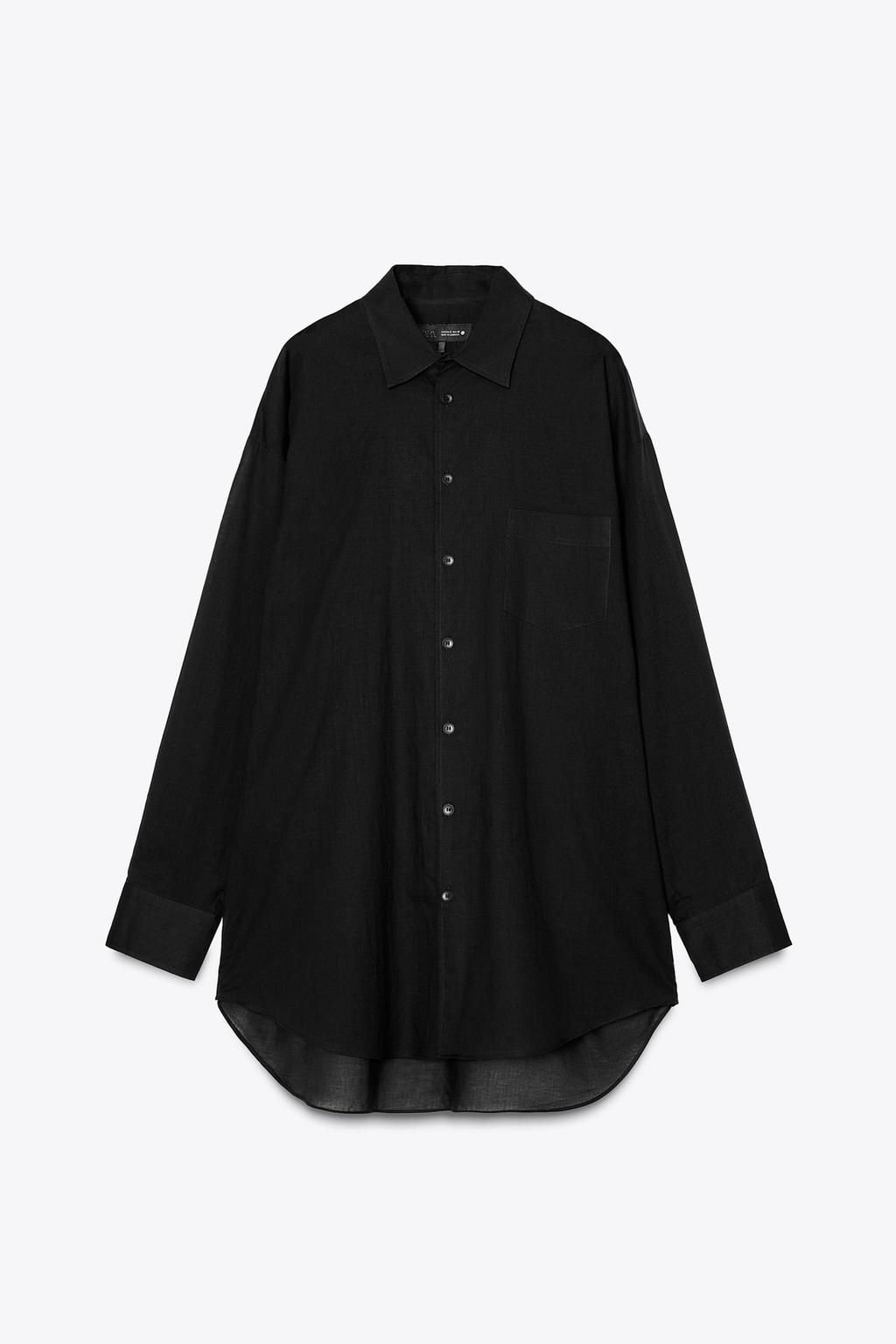 ZW COLLECTION OVERSIZE SHIRT - Zara фото 18