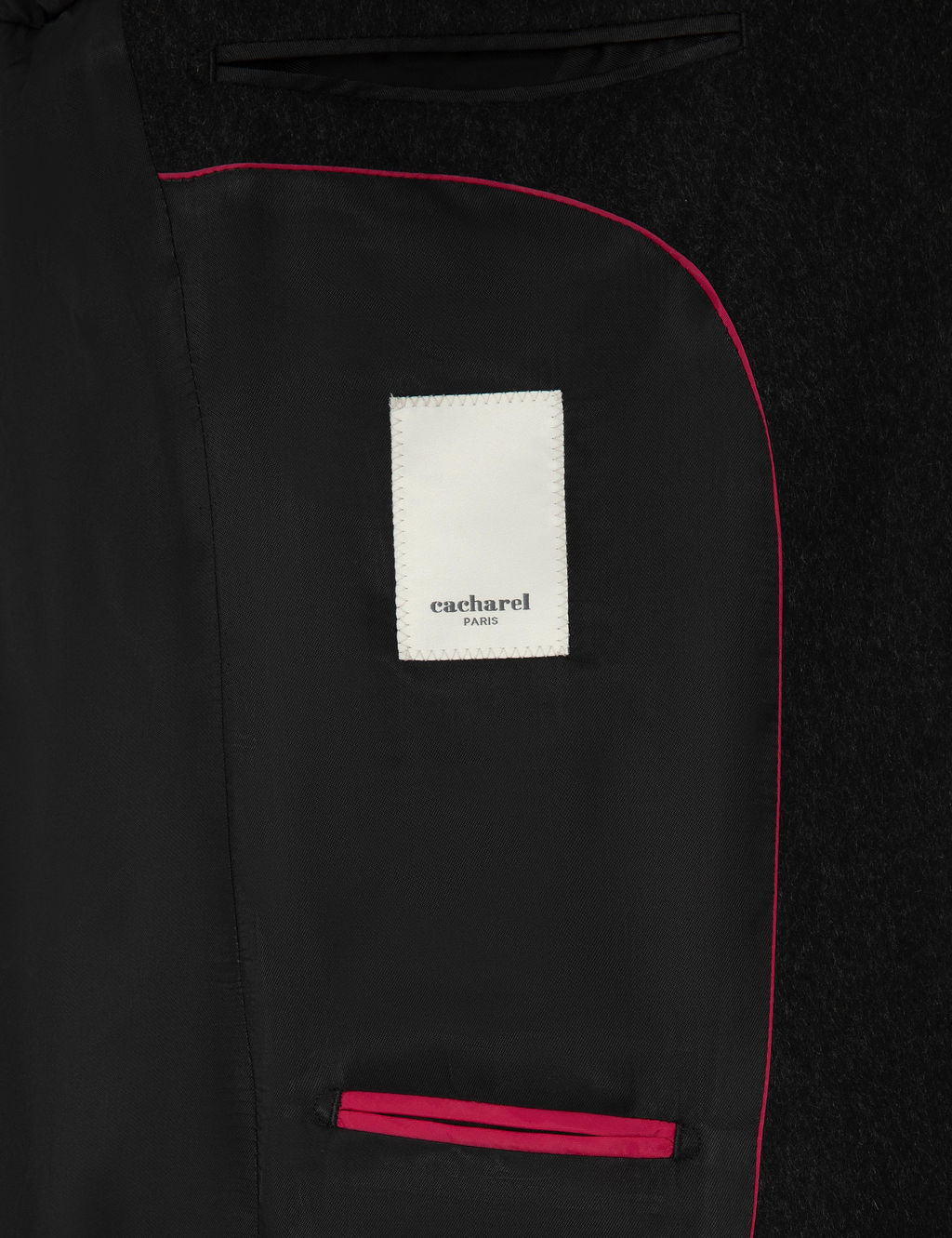 Черная зауженная куртка - Cacharel фото 6