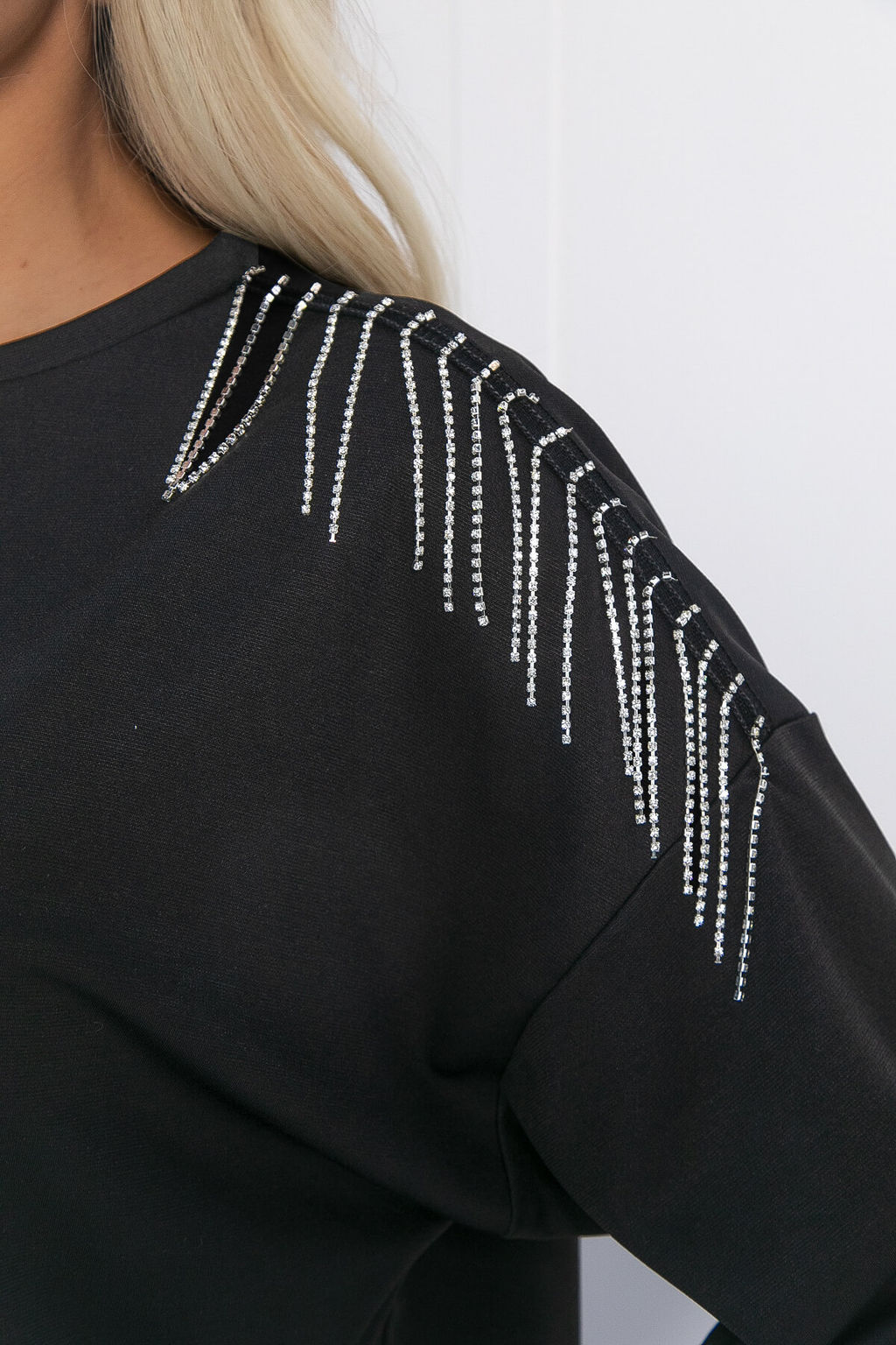 Свитшот Луана (черный) Б12737-5М - Lt collection фото 3