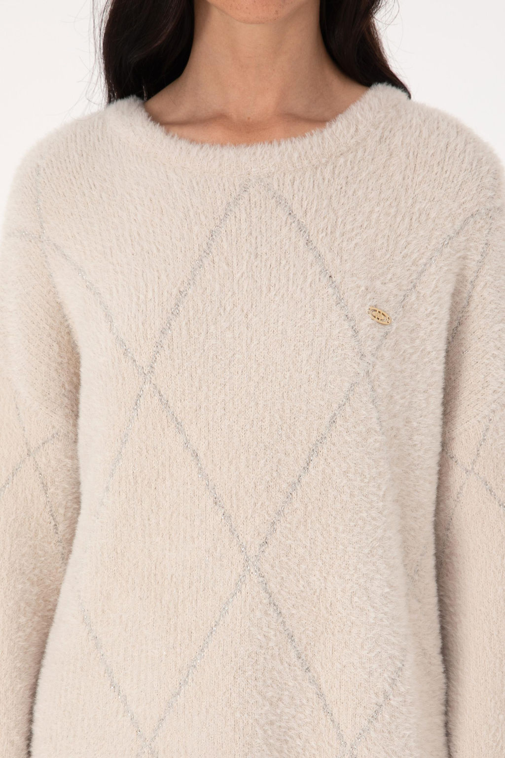 Kad_n Ta_ Bisiklet Yaka Kazak - U.s. polo assn фото 6