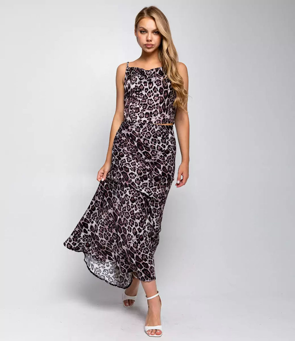 Костюм #БШ2503, белый,коричневый