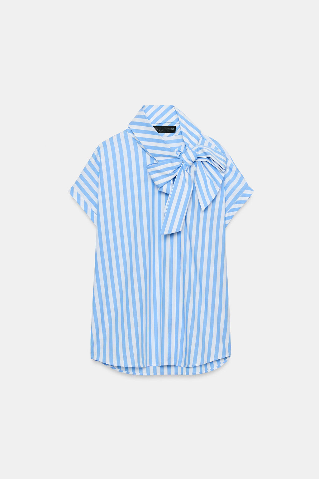 CAMISA RAYAS LAZO / Azul / Blanco - Zara фото 7
