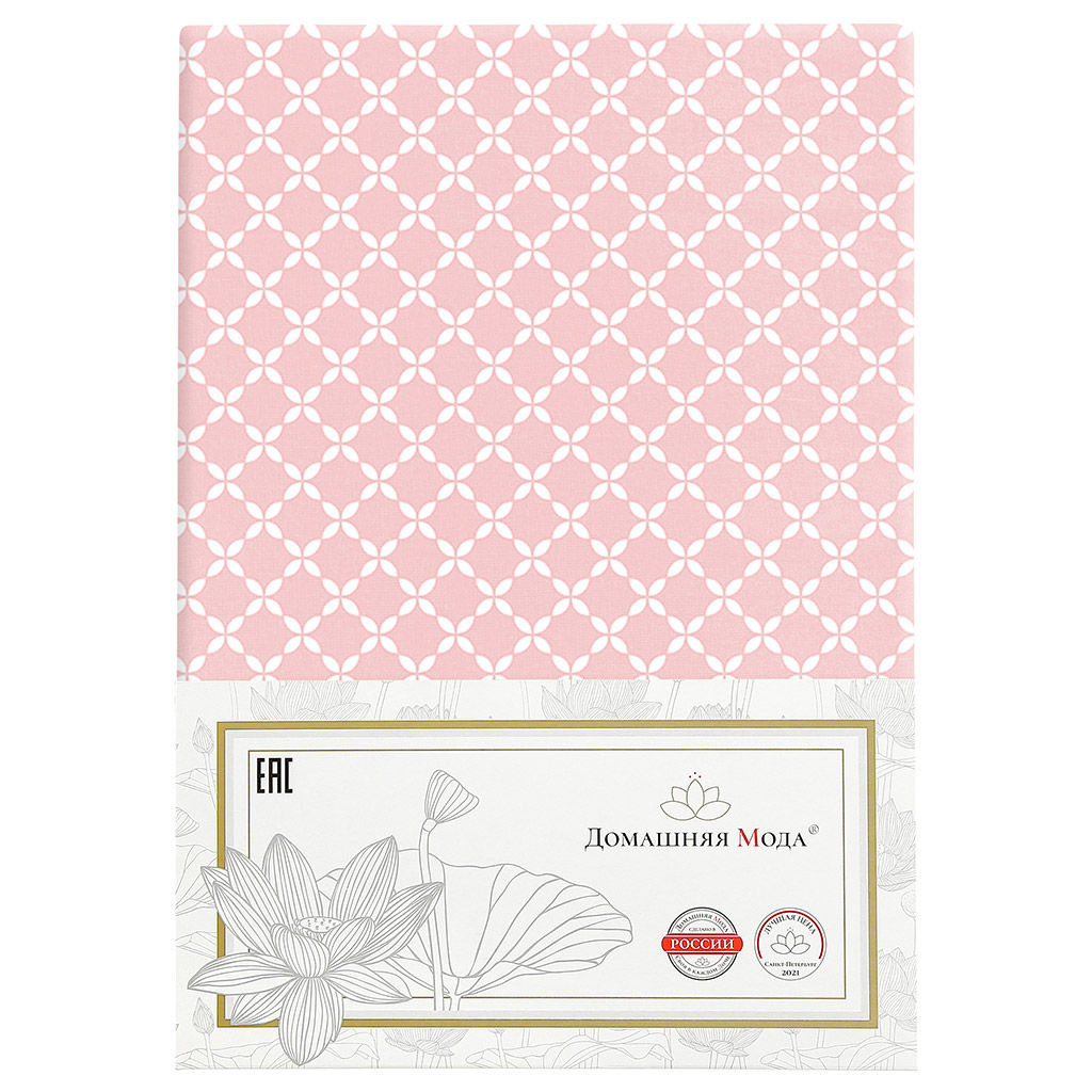 Пододеяльник 1,5 спальный Вестерн, пудровый 145х215см, бязь Комфорт 121г/м2, хлопок 100%, упаковка классическая ПВХ 28х41см, Домашняя мода (Россия) фото 6