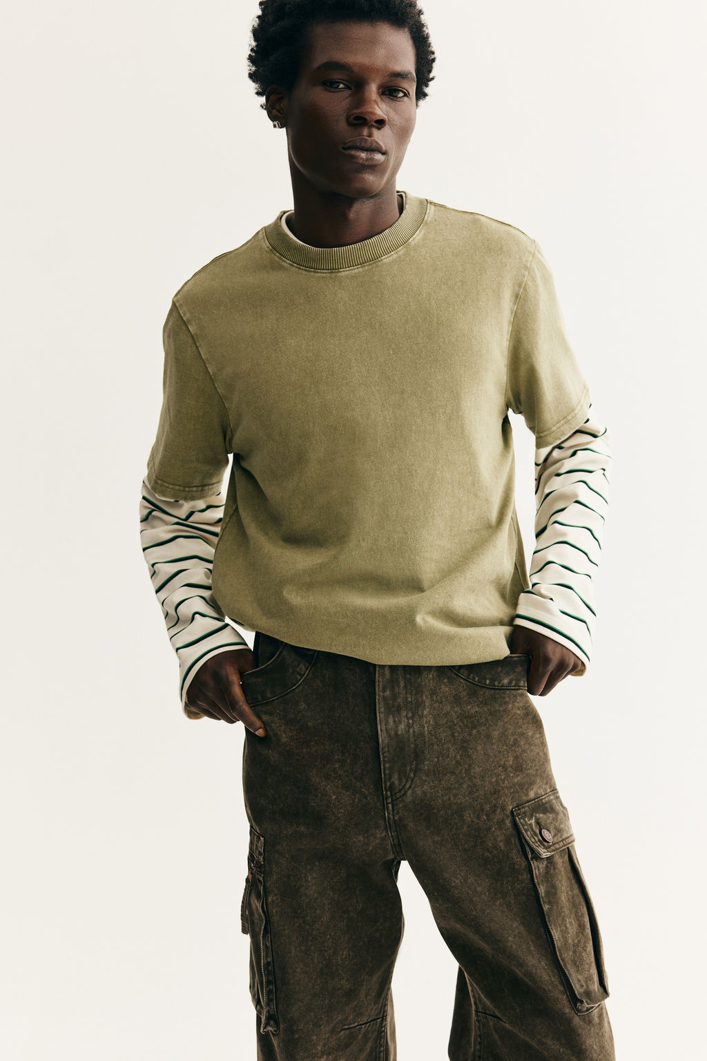 Loose Cargo Jeans - H&m фото 6