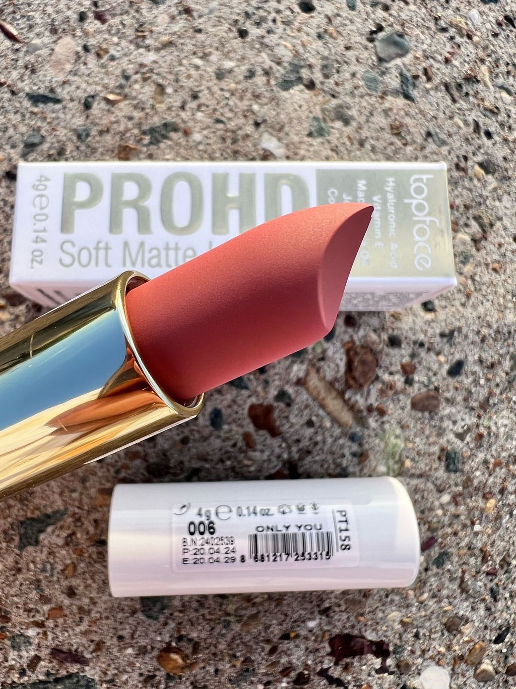 Topface Губная помада PRO HD Soft Matte Lipstick тон 006 PT158