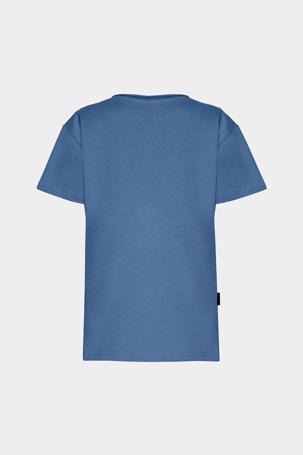 Футболка BASIC Line из мягкого трикотажа Пенье Цвет: индиго - Miza фото 2