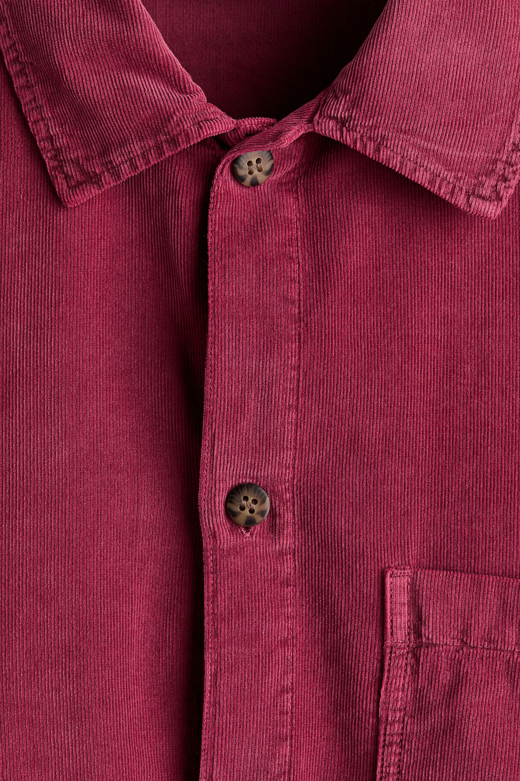 Camisa boxy de pana Relaxed Fit - H&m фото 3