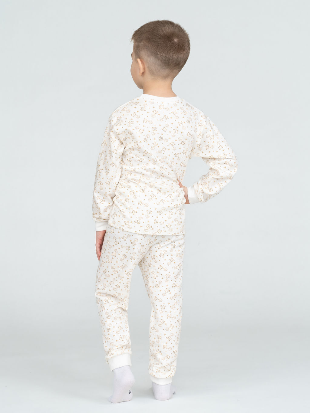Пижама детская молочнаяжирафы