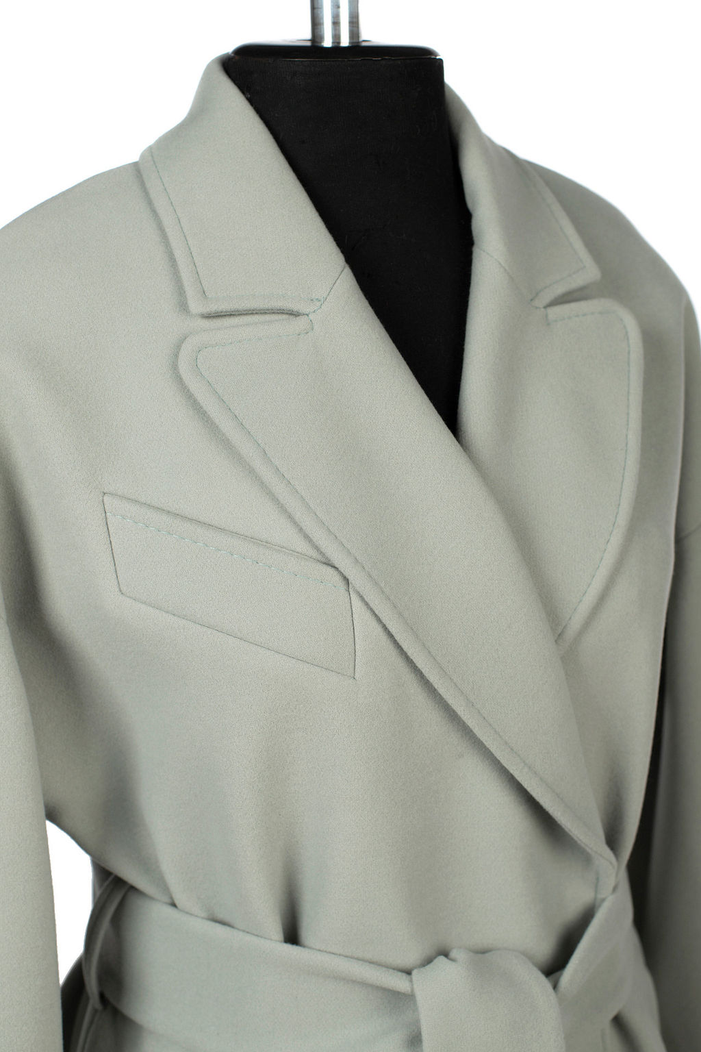 01-11614 Пальто женское демисезонное (пояс) - El podio фото 12