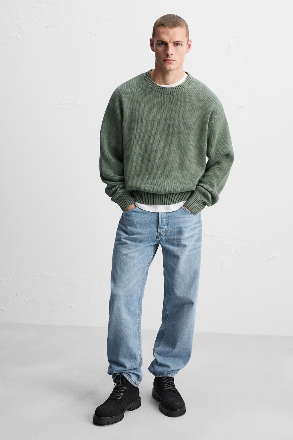 LACE-UP LEATHER BOOTS - Zara фото 10