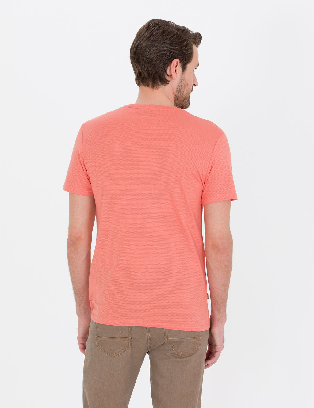 Pembe Slim Fit Basic Ti__rt