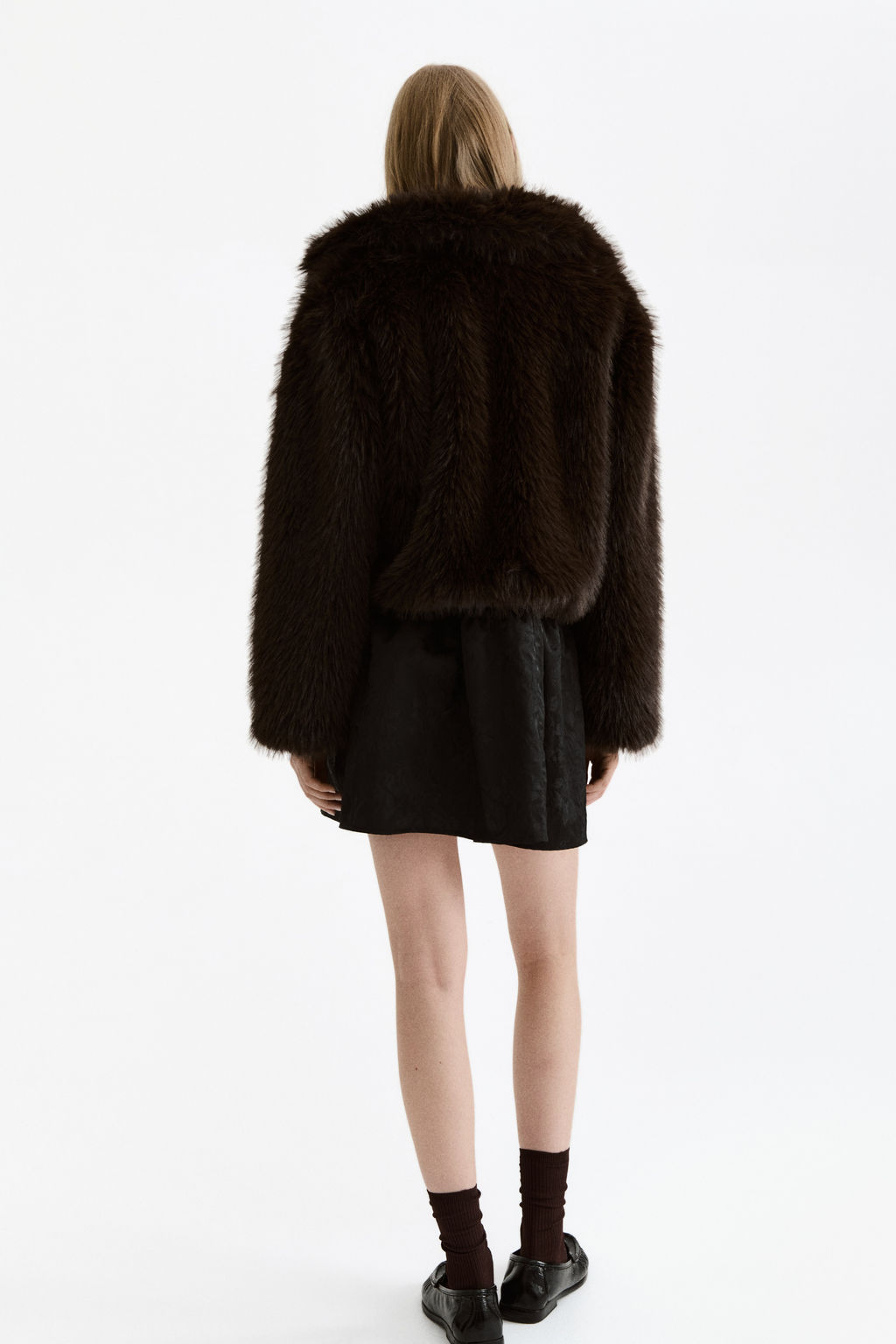 Chaqueta cropped efecto pelo - H&m фото 8