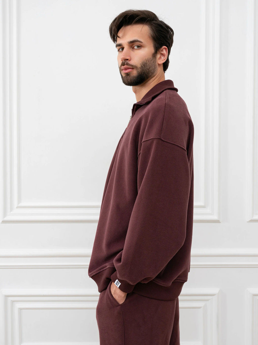 Толстовка мужская Пич Изумрудный - Modamica фото 8