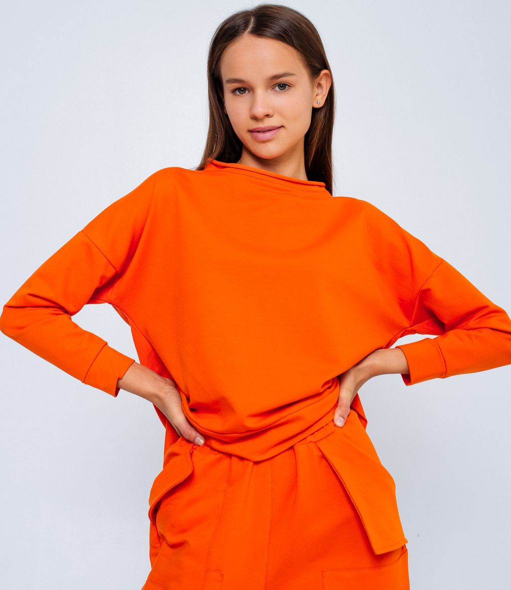 Спортивный костюм #БШ1328, оранжевый - Dommod фото 5