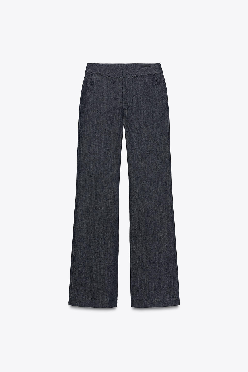 ZW COLLECTION FLARE MID-RISE JEANS - Zara фото 7