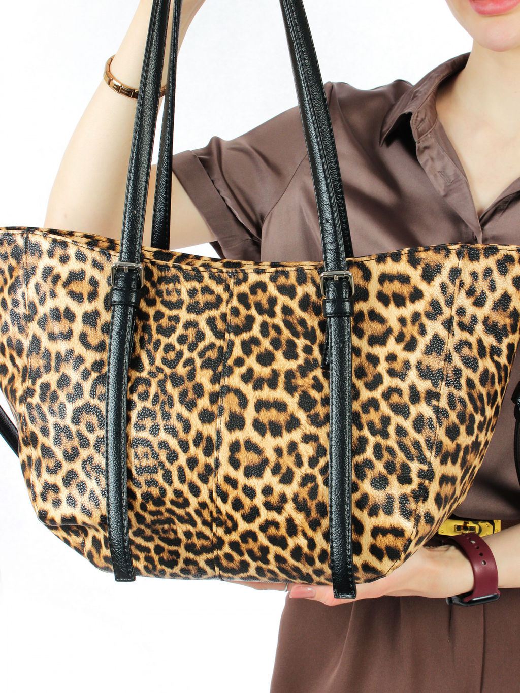 LACCOMA сумка Анна-леопард эко кожа хлопок