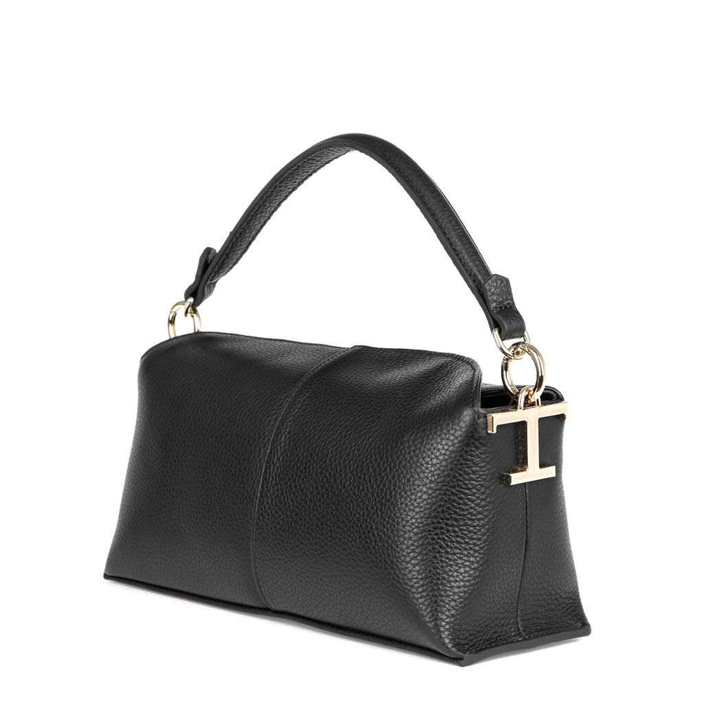 1802 черный, Женская кожаная сумка, Barcelo Biagi