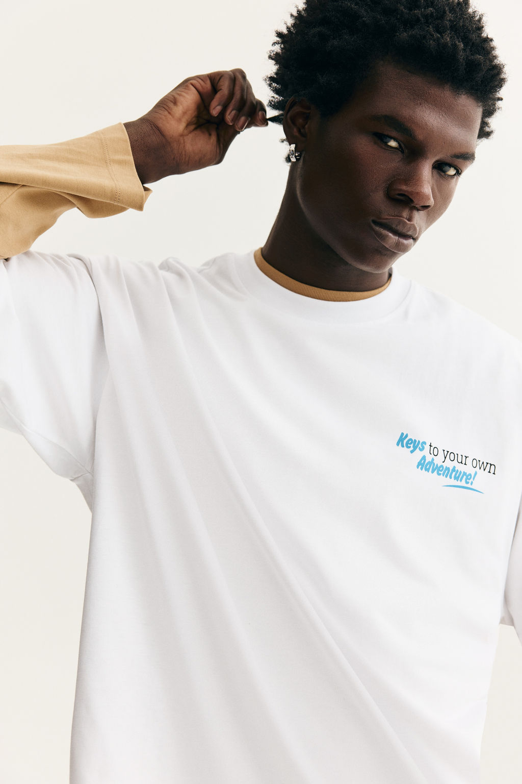 Camiseta con estampado Oversized Fit - H&m фото 5