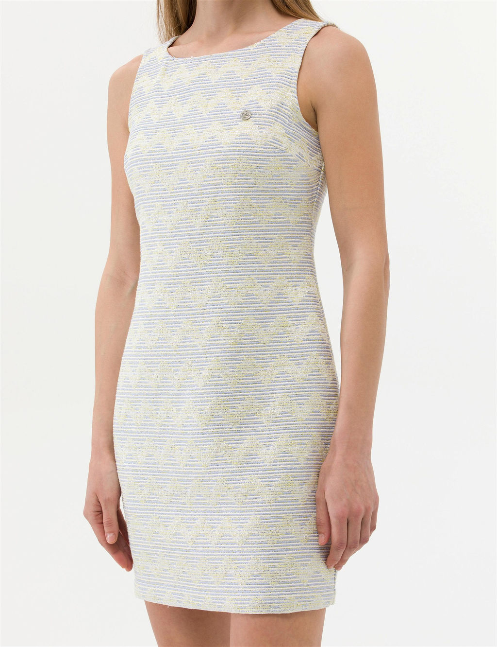 Ekru Slim Fit Dokuma Elbise - Pierre cardin фото 6