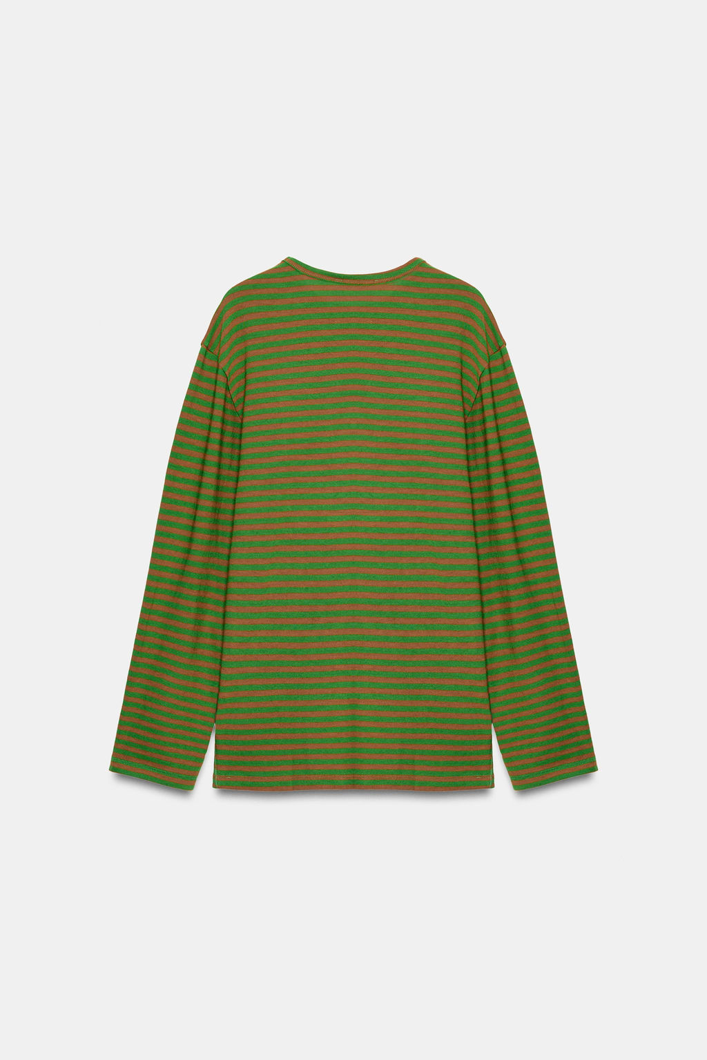 OVERSIZE STRIPED T-SHIRT - Zara фото 2
