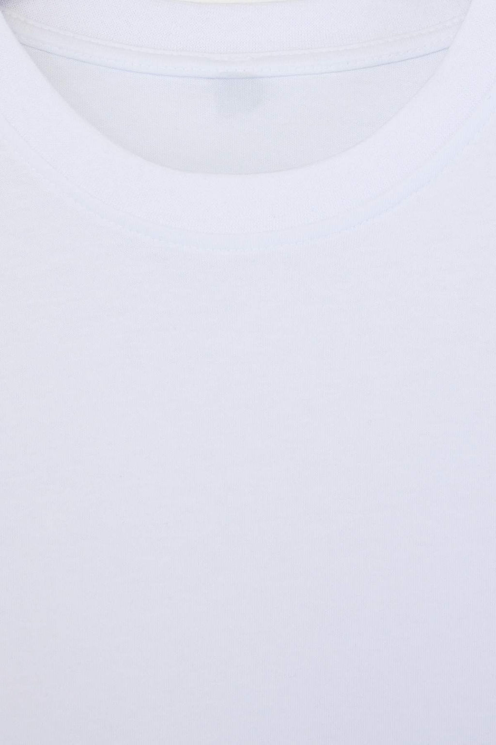 Gri- Ekru Oversize 2li Paket Basic %100 Pamuklu T-Shirt TMNSS24TS00038