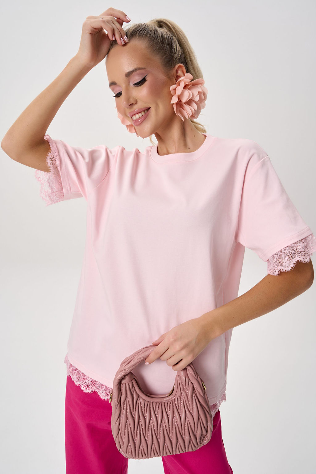 Футболка Бэль (розовый) - Эльза фото 6