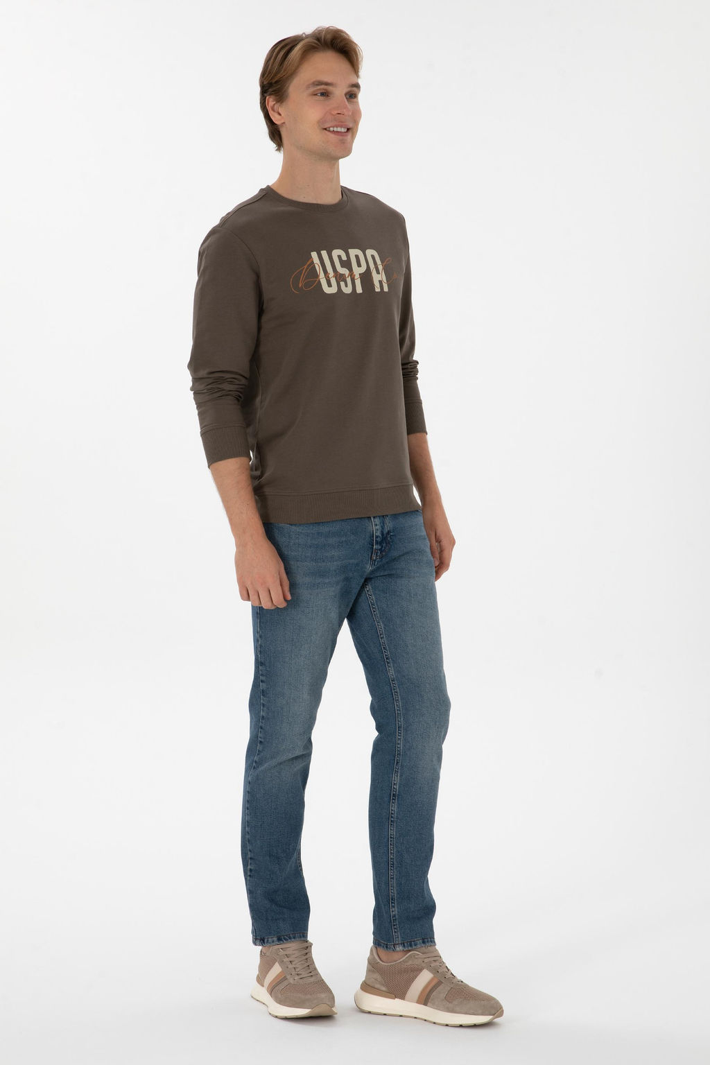 Erkek Vizon Sweatshirt Sepette S_rpriz _ndirim - U.s. polo assn фото 11