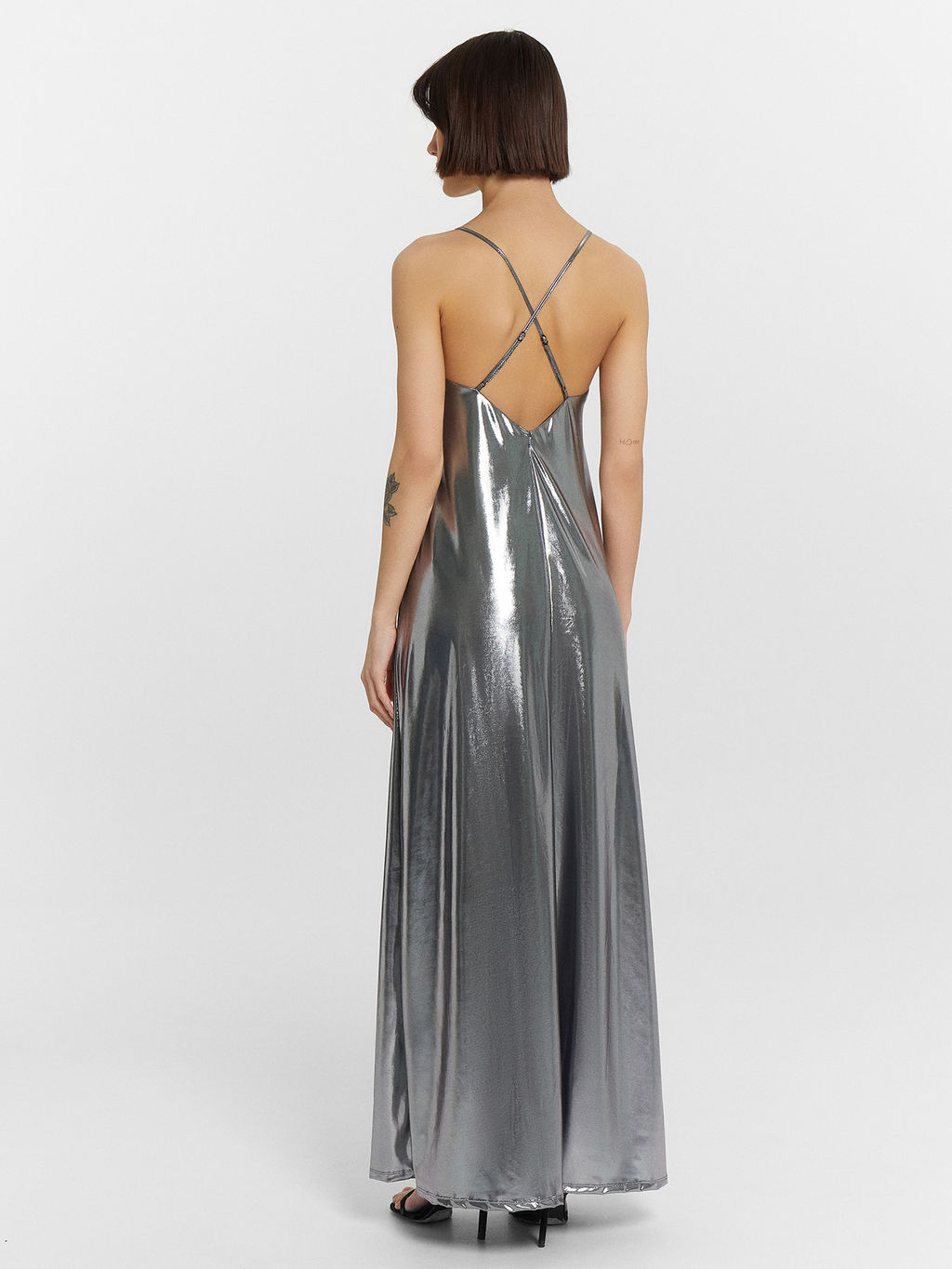 Сарафан женский серебристый - Mark formelle фото 2
