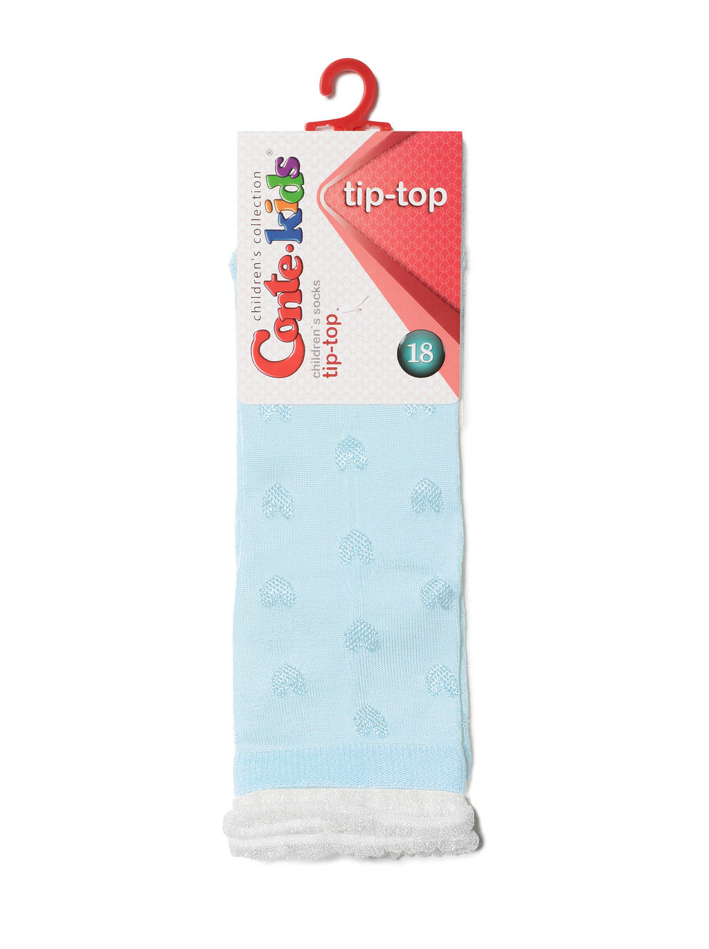 Цена за 2 пары Conte-Kids Носки TIP-TOP из вискозы с рисунками св.голубой