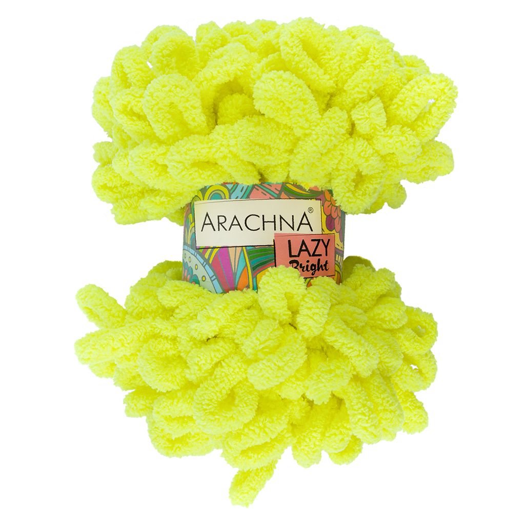 Пряжа ARACHNA LAZY BRIGHT 100% микрополиэстер 5 шт. х 100 г 8.5 м  0.2 м