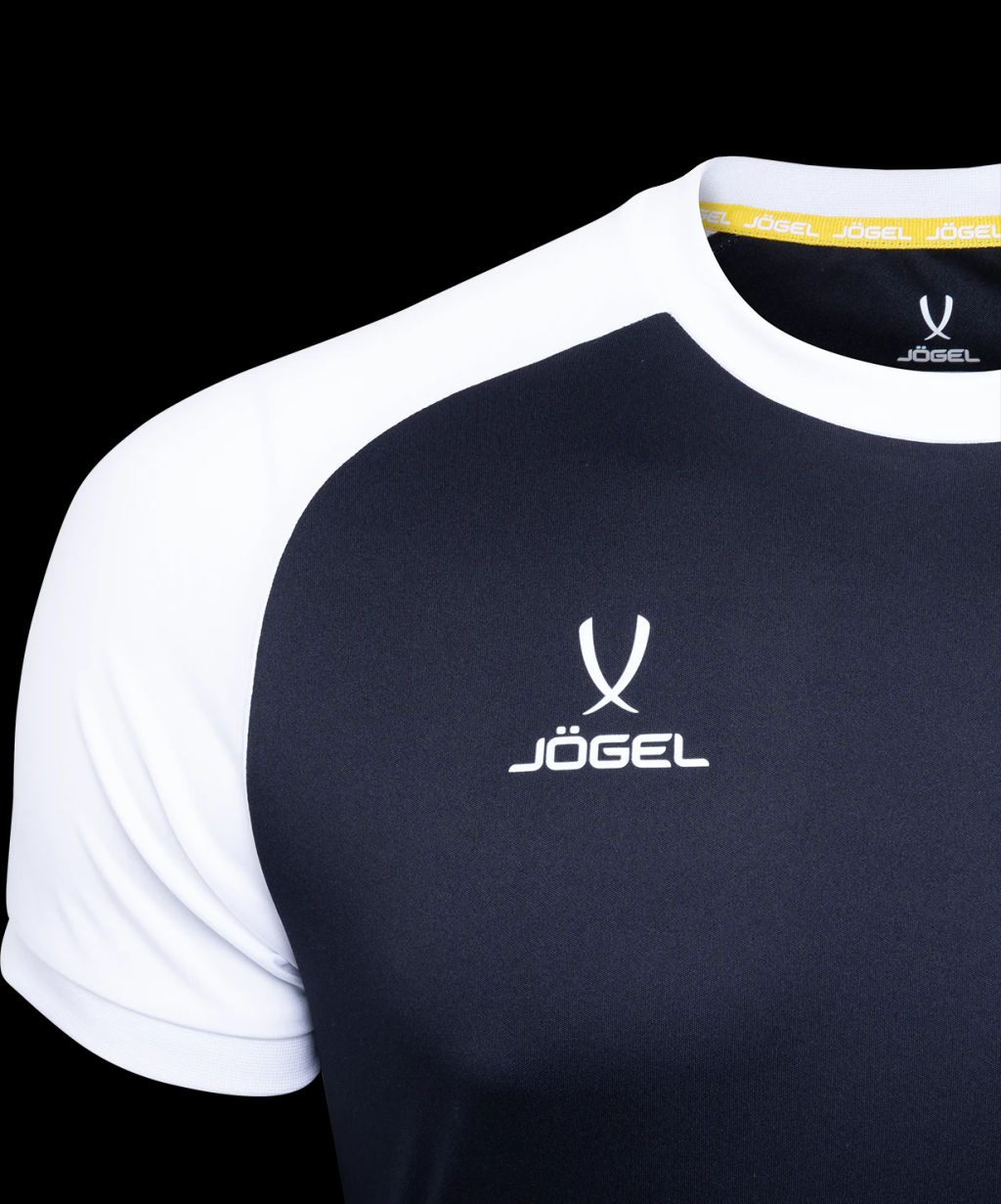 Футболка игровая JOGEL CAMP Reglan Jersey, черный/белый  фото 3