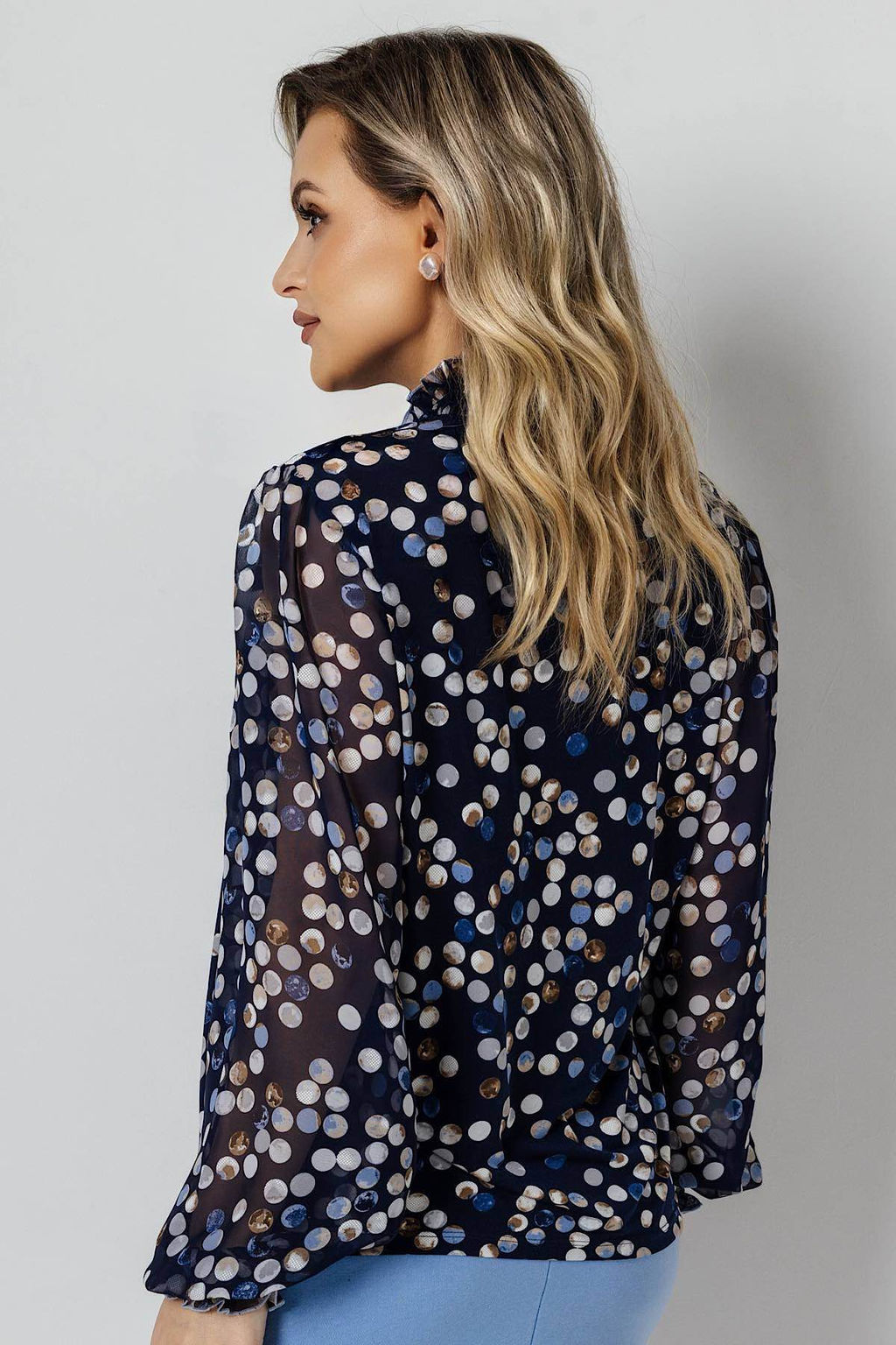 Блузка женская 7059/22/Темно-синий