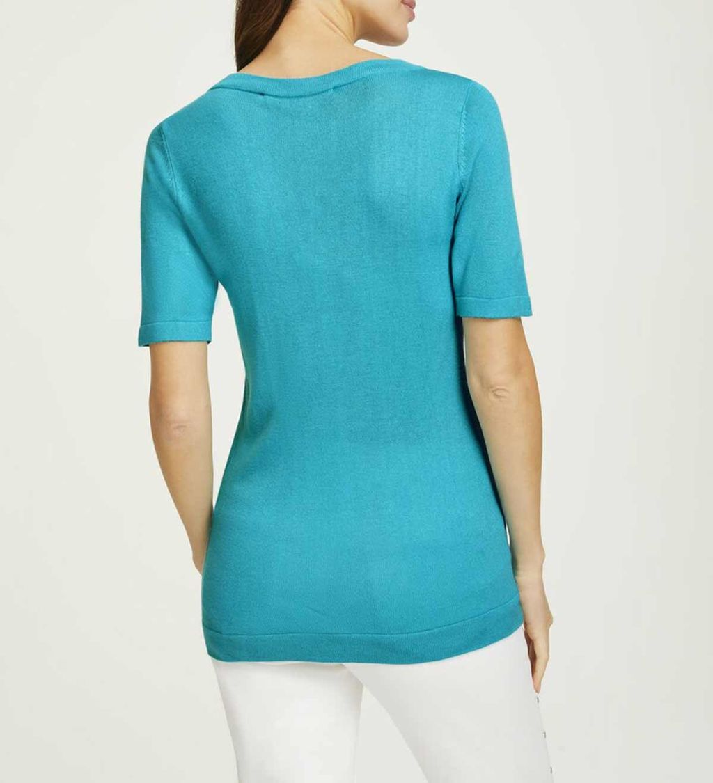 Пуловер, бирюзовый - Ashley brooke фото 4