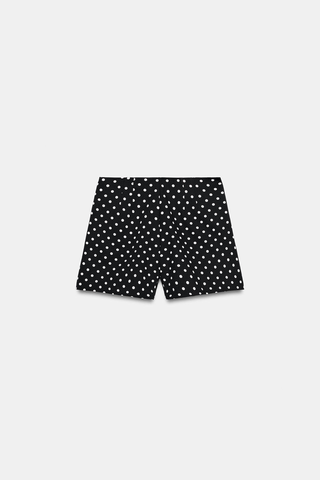 SHORTS TIRO ALTO LUNARES / Negro / Crudo - Zara фото 7