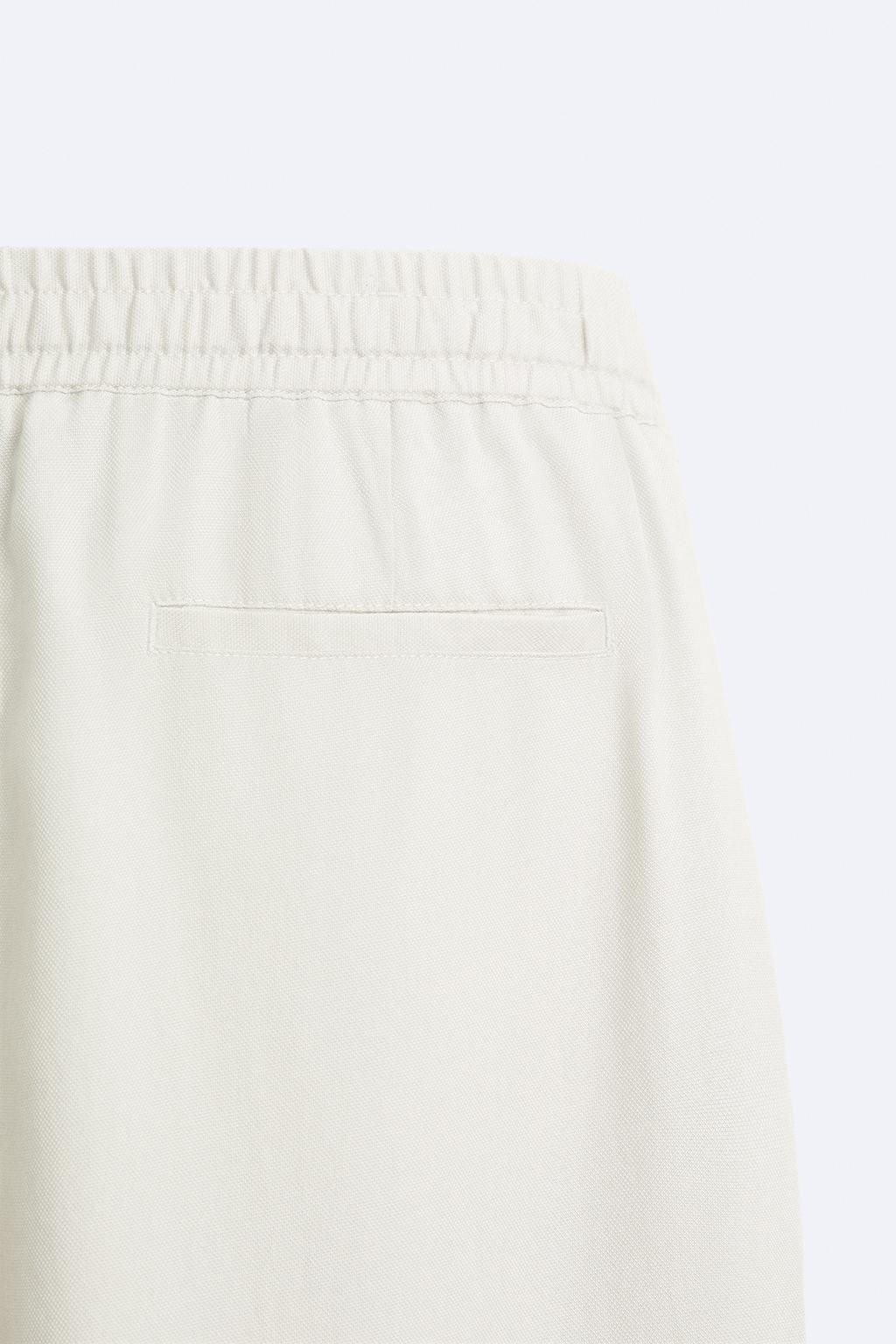 LYOCELL JOGGER WAIST TROUSERS - Zara фото 21
