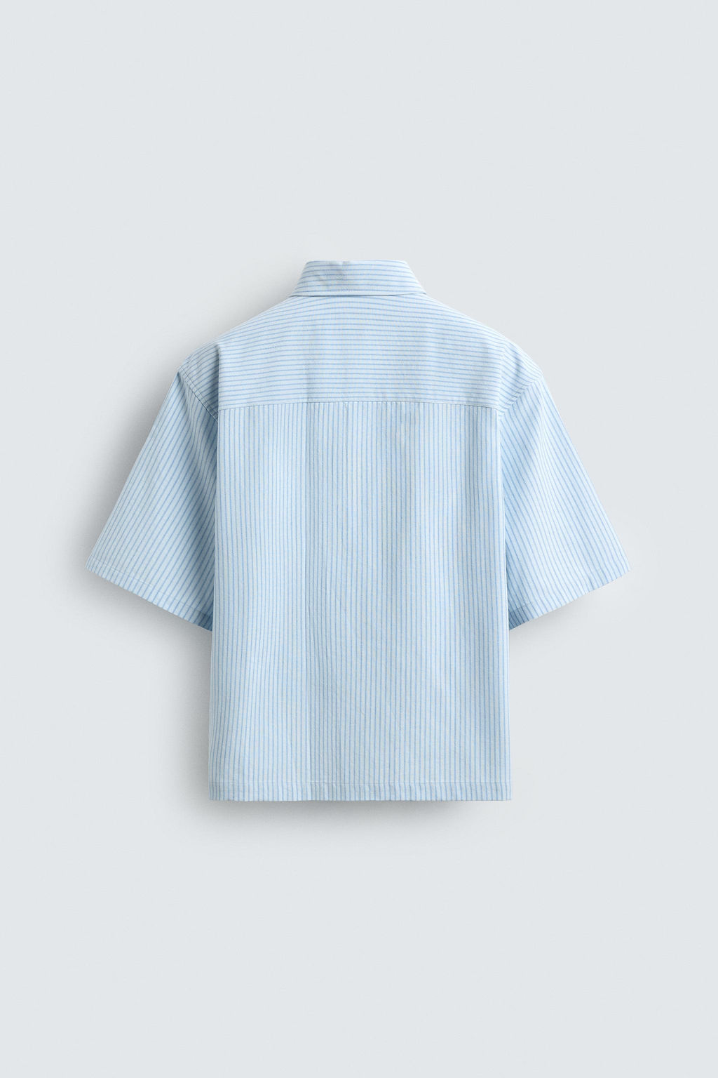 STRIPED EMBROIDERED SHIRT - Zara фото 7