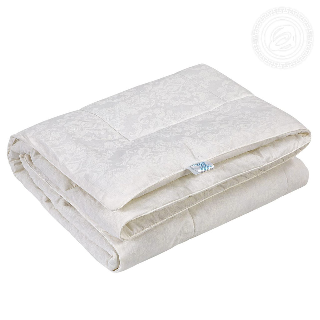 Одеяло "Лебяжий пух" облегченное (хлопок 100%) 200*215 Евро/1 шт. Комфорт (хлопок)