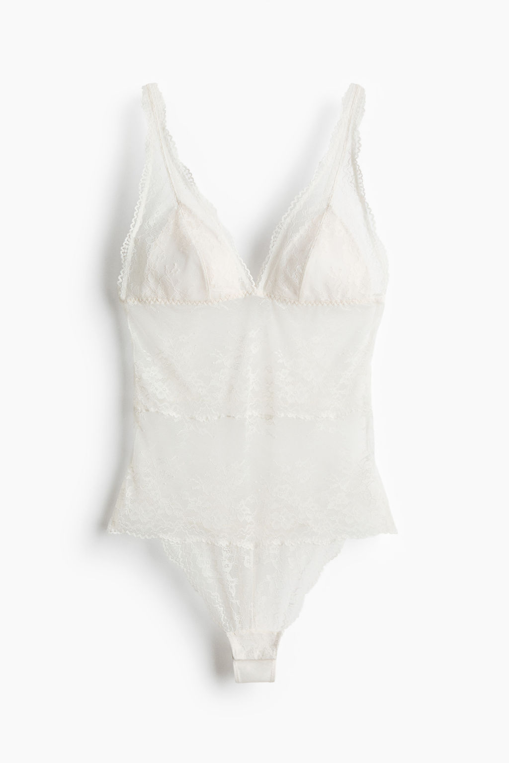 Body tanga de encaje con copas acolchadas - H&m фото 2