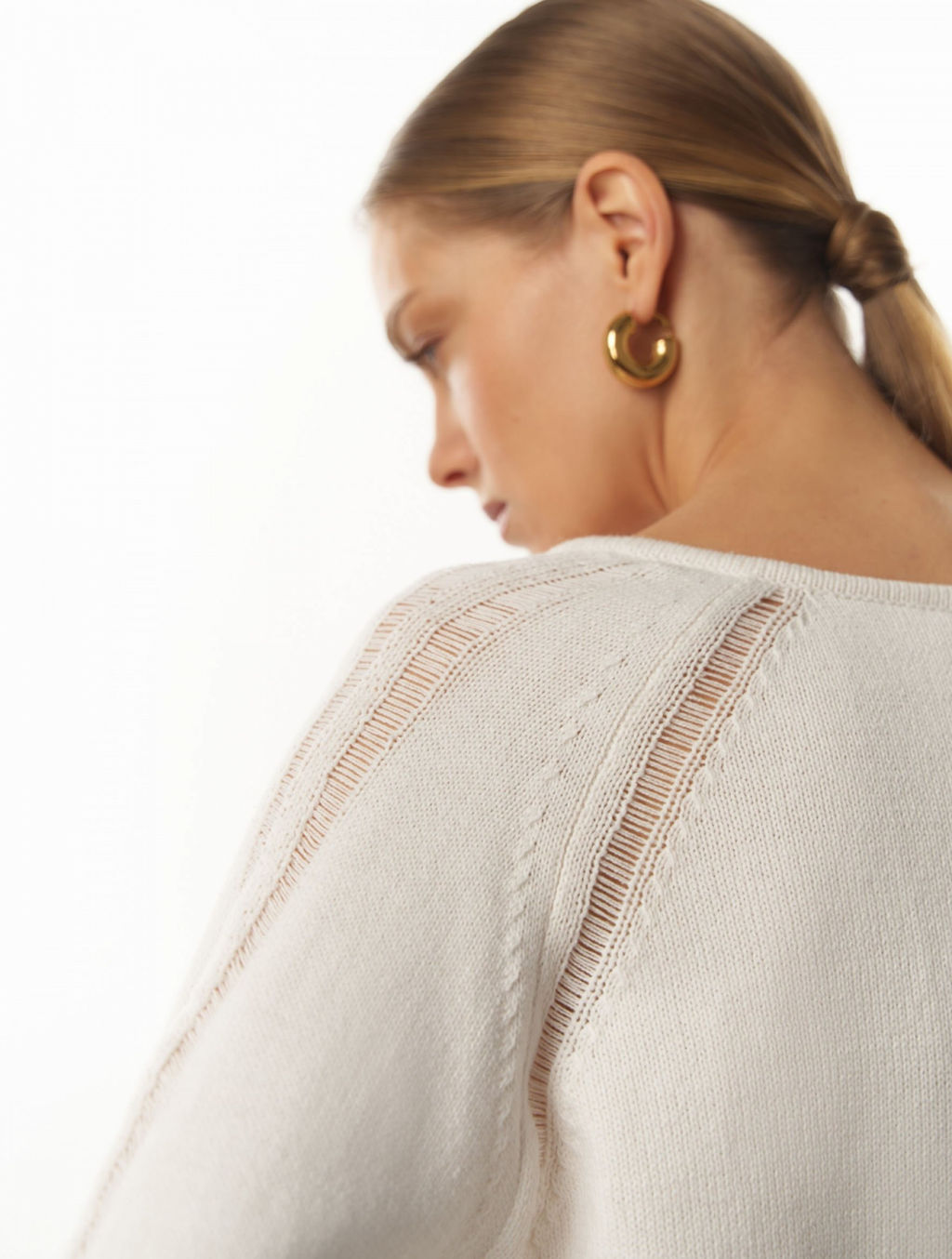 Conso/KPL 230754 - milk Пуловер женский  фото 3