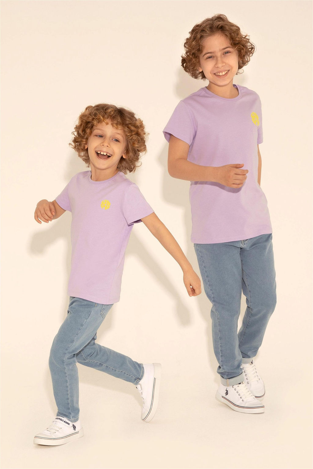 U. S. Polo Assn / Сиреневая футболка с круглым вырезом для мальчиков - U.s. polo assn фото 4