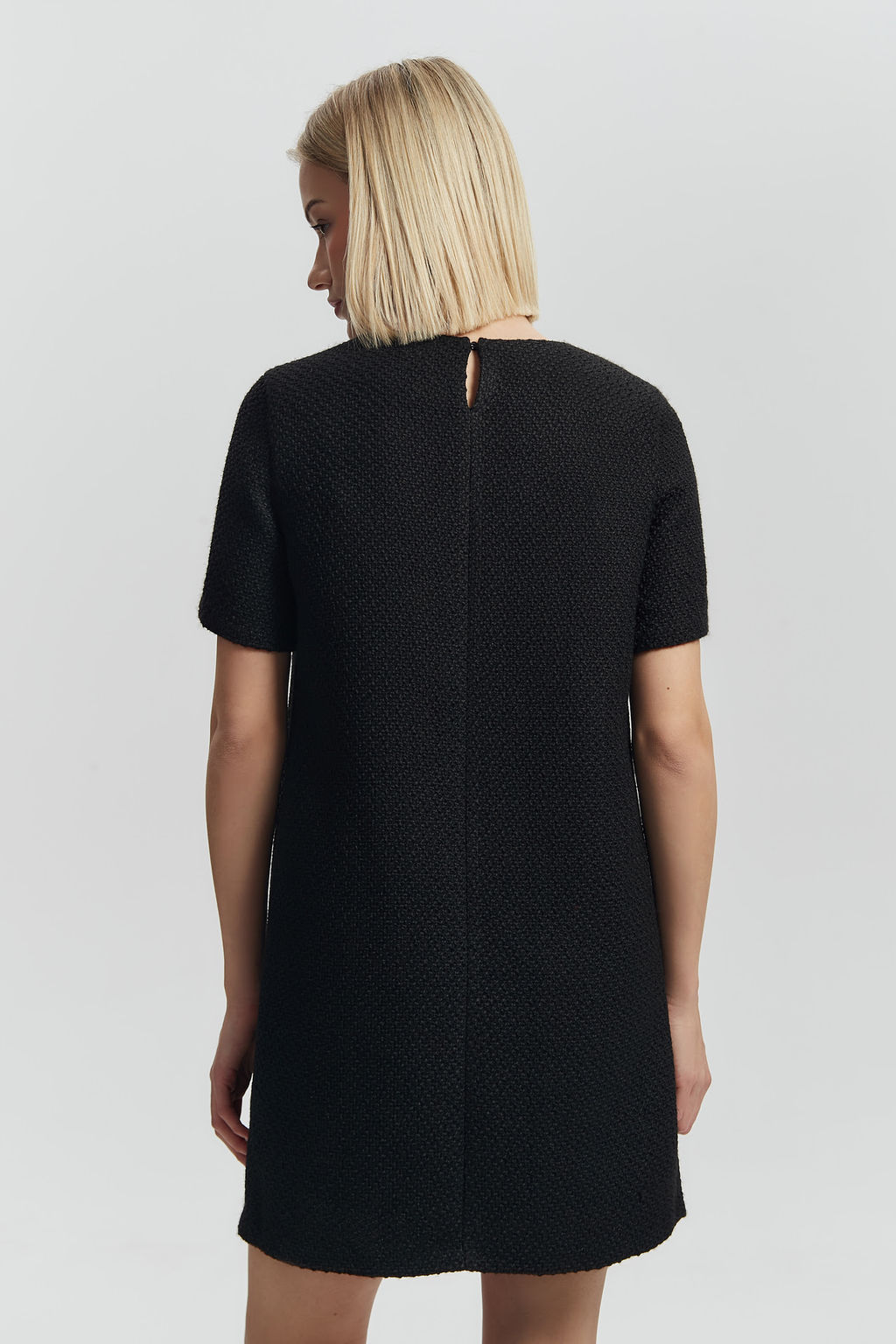 Платье из твида прямого силуэта - Mollis фото 5