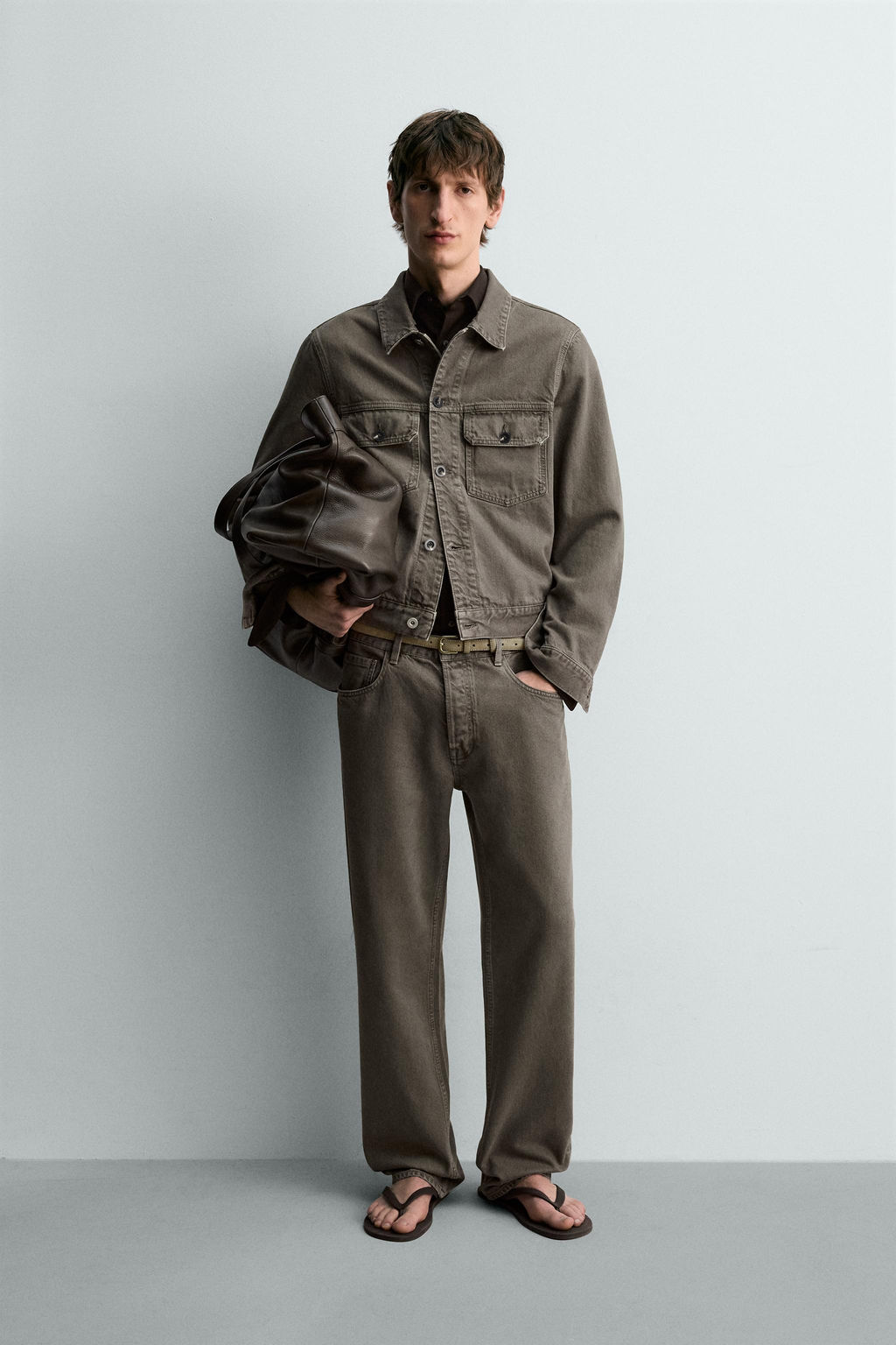 JEANS STRAIGHT FIT LIMITED EDITION / Verde gris