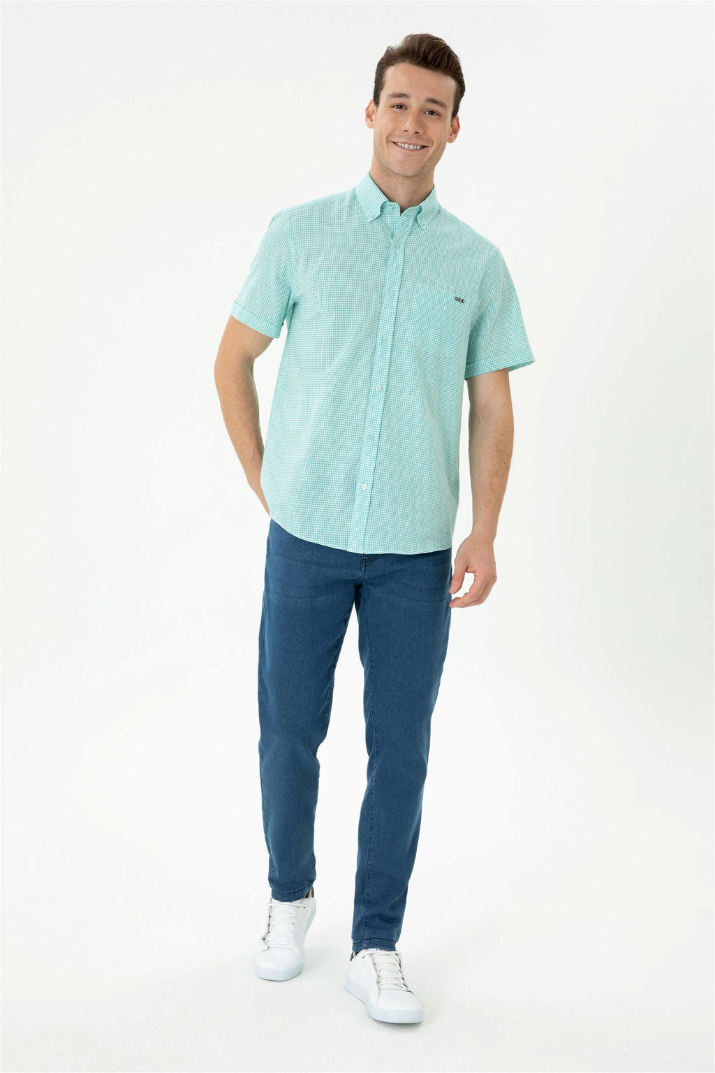 U. S. Polo Assn Мужские синие джинсовые брюки - U.s. polo assn фото 8