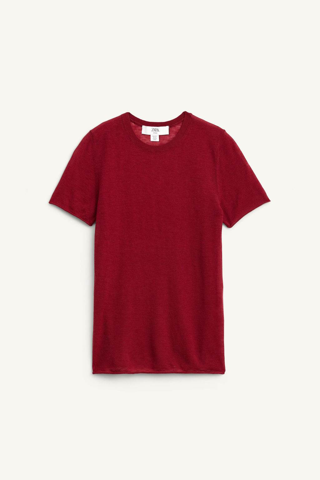 100% WOOL KNIT LIMITED EDITION TOP - Zara фото 5