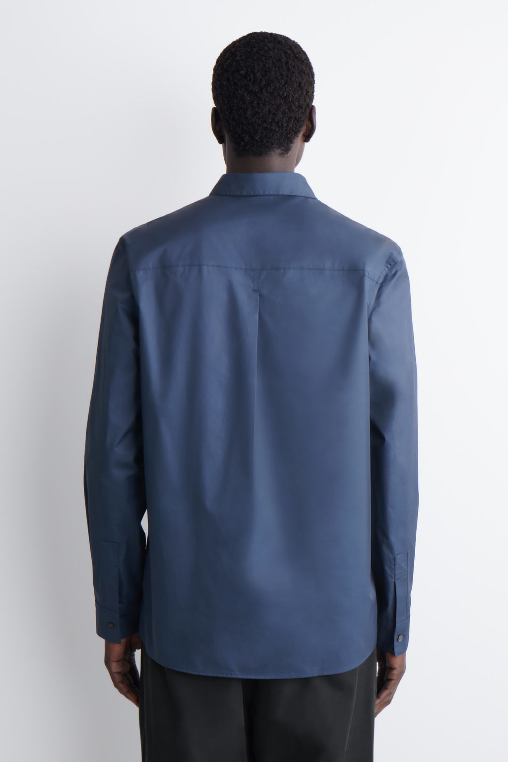 CAMISA SLIM FIT POPELINA DE ALGOD?N CON BOLSILLO - H&m фото 6