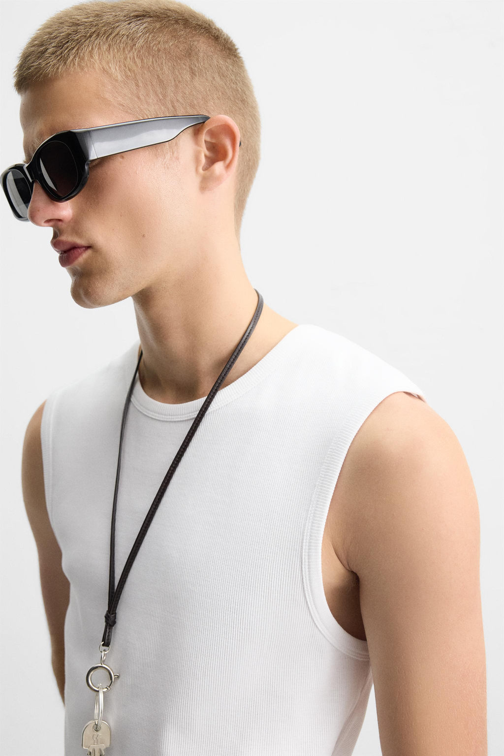 RIBBED TANK T-SHIRT - Zara фото 6