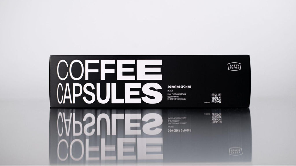 Капсулы Nespresso Эфиопия Оромия 40 шт в упаковке
