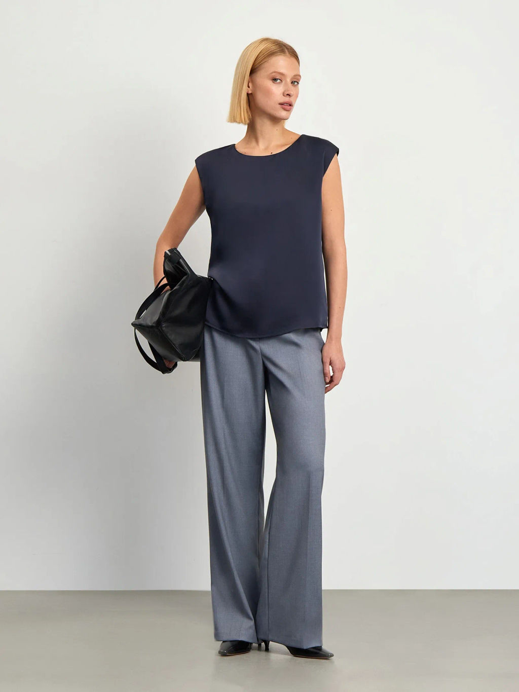 Однотонный топ - Emka фото 6