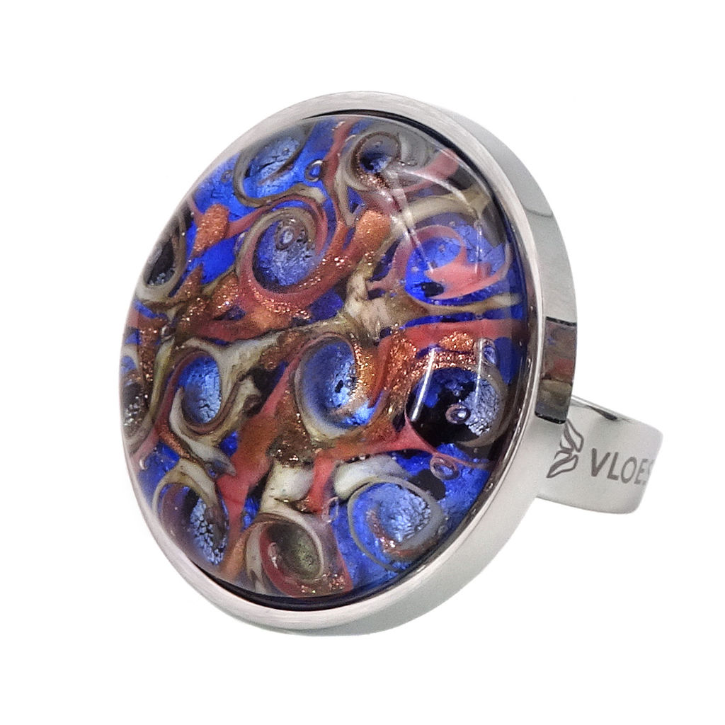 Кольцо из муранского стекла MARINER