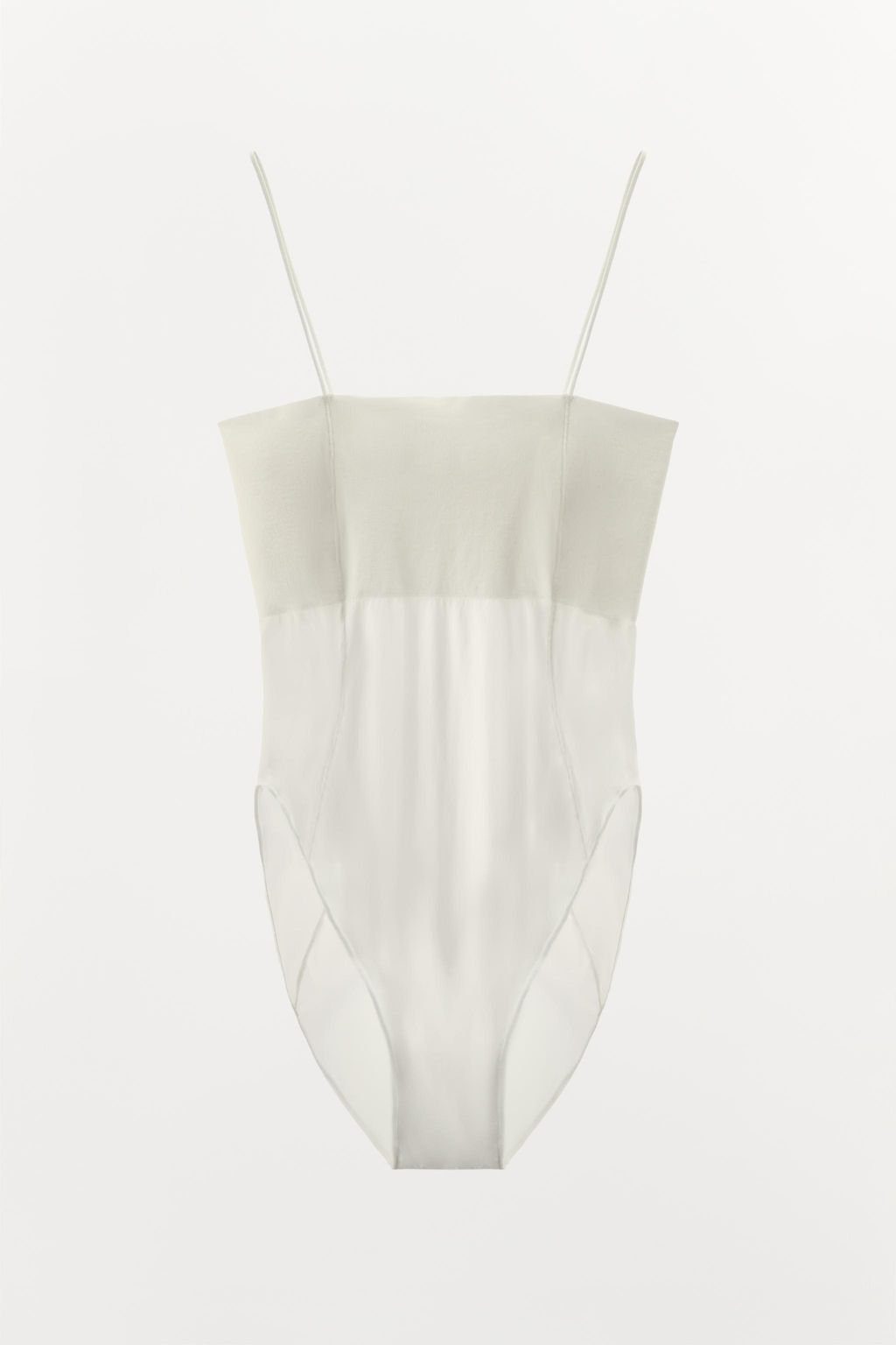 FITTED BODYSUIT WITH STITCHING